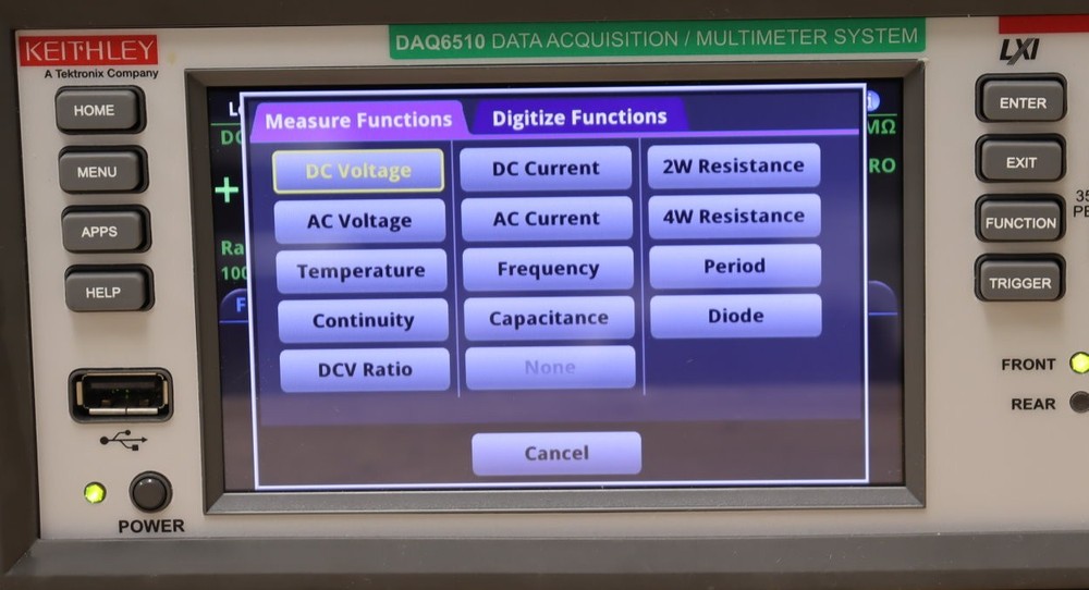 Keithley DAQ6510 Data Acquisition/Multimeter with 7701 Differential Multiplexer