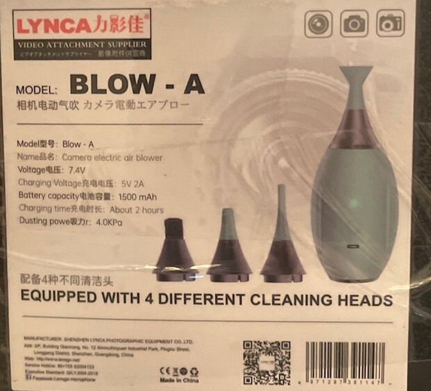Camera Electric Air Blower