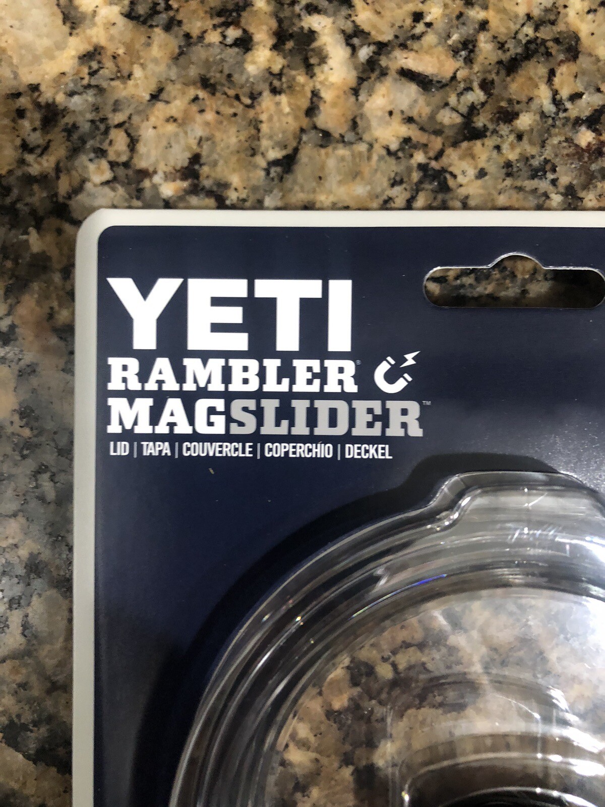 YETI Rambler Lid w/Magslider Clear For 30oz Tumbler, 14oz Mug, 26oz Cup (New)