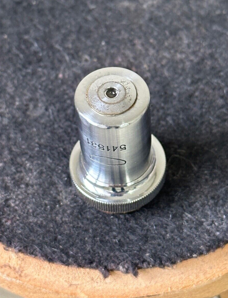 RUSSIA LOMO microscope USSR LENS 40 0.65 soviet lens optics microscope