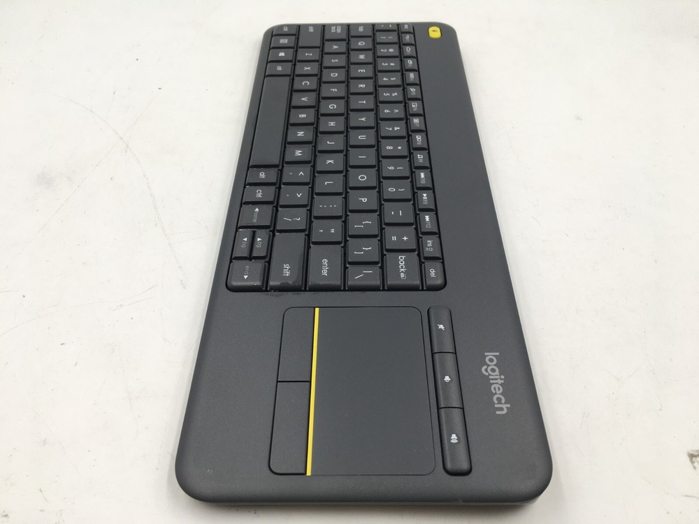 Logitech K400 Plus Wireless Keyboard for PC/TV/Laptop w/Touchpad Plus Receiver