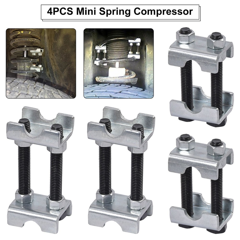 4pc Set 2-Way Adjustable Lift Or Lower Spring Spacer Coil Spring Compressor