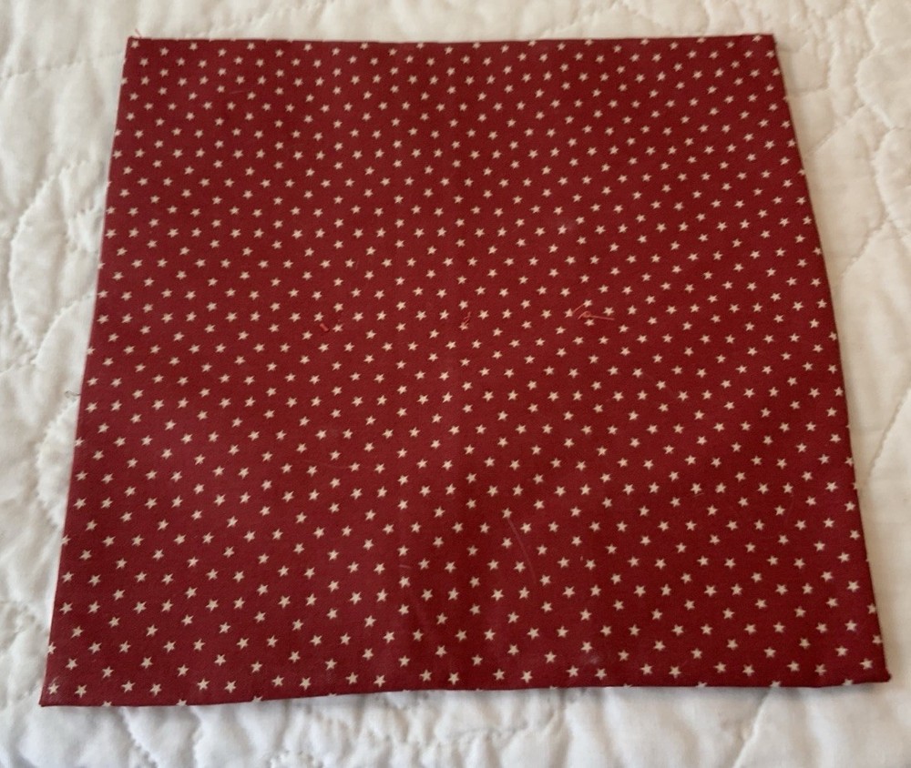 Antique Patchwork Quilt Table Topper, Nine Patch, Brown Florals, Checks