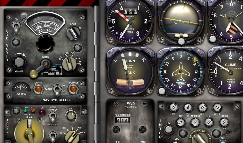 A26 INVADER COCKPIT instrument panel CDkit