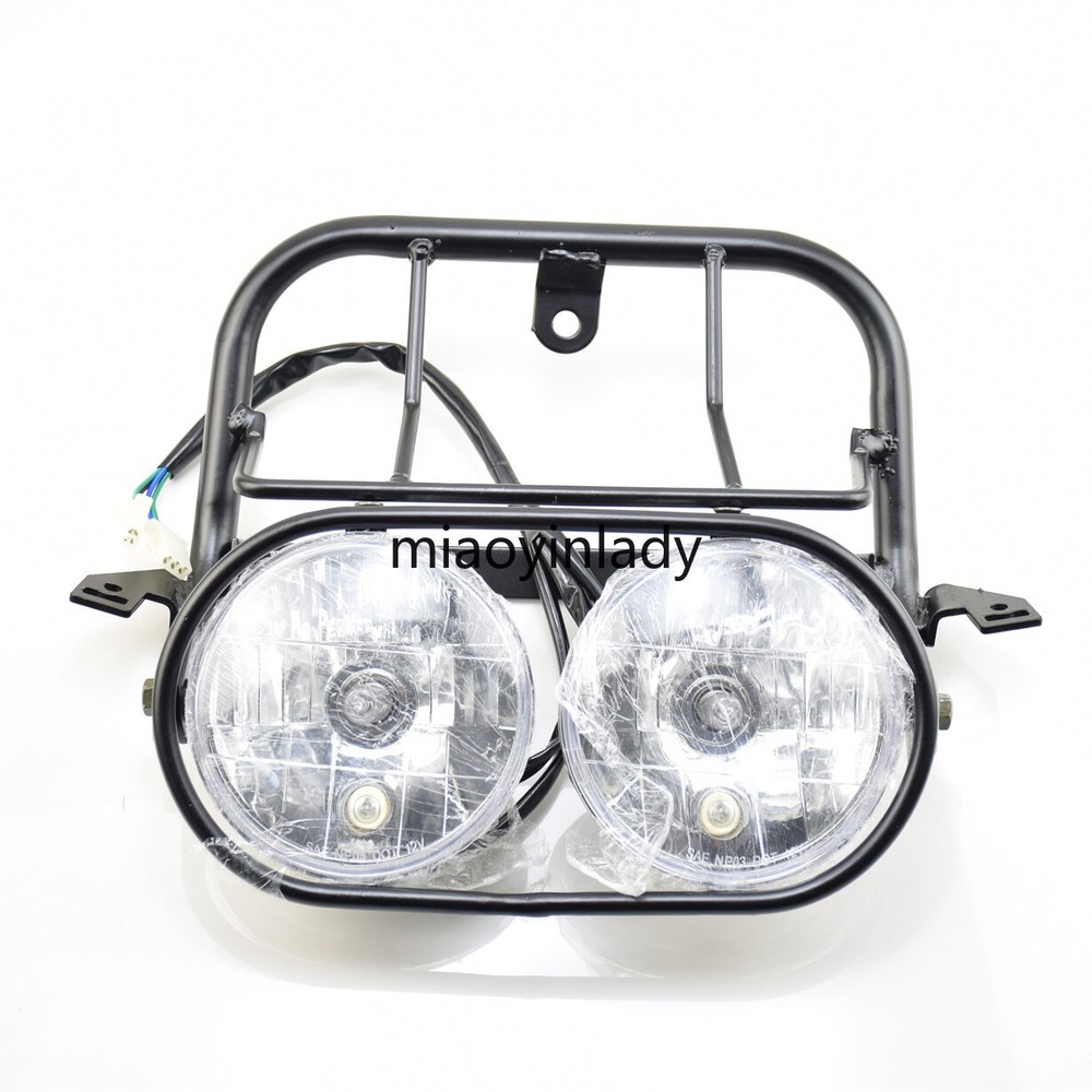 Dual headlights+headlight bracket electric modification for Honda Zuma Monkey