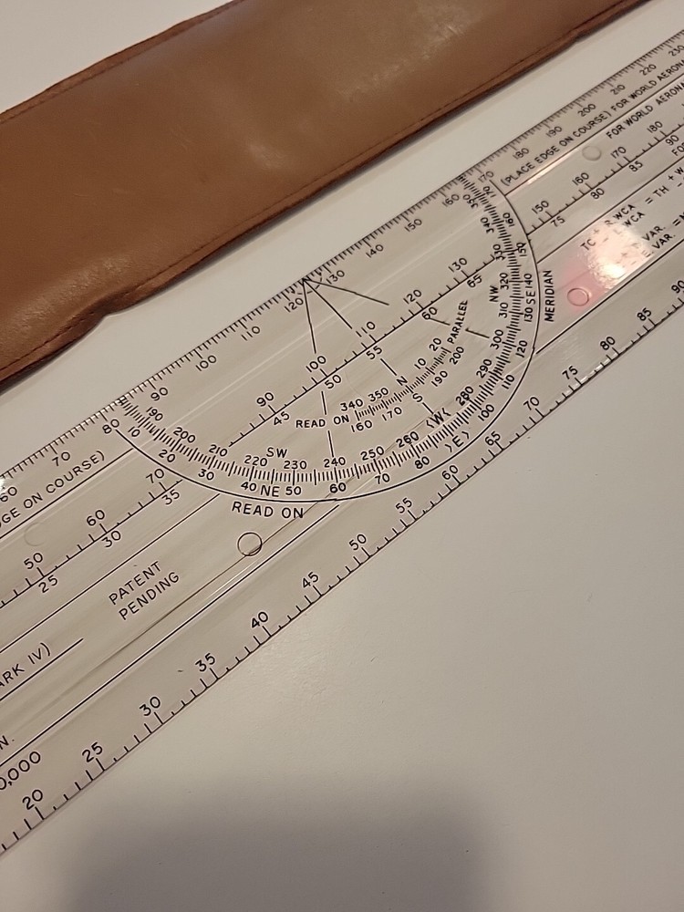 1957 Kane Avigation Plotter Mark IV With Case - KANE Aero ST Paul MN