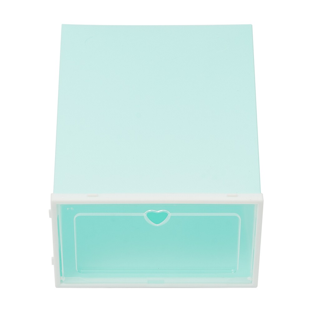 24PCS Stackable Shoe Storage Organizer Boxes with Clear Doors, 33×23×14 cm