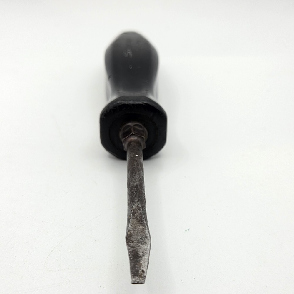 Vintage Snap On GSDD2 Flathead Screwdriver 6 1/2" Black Handle