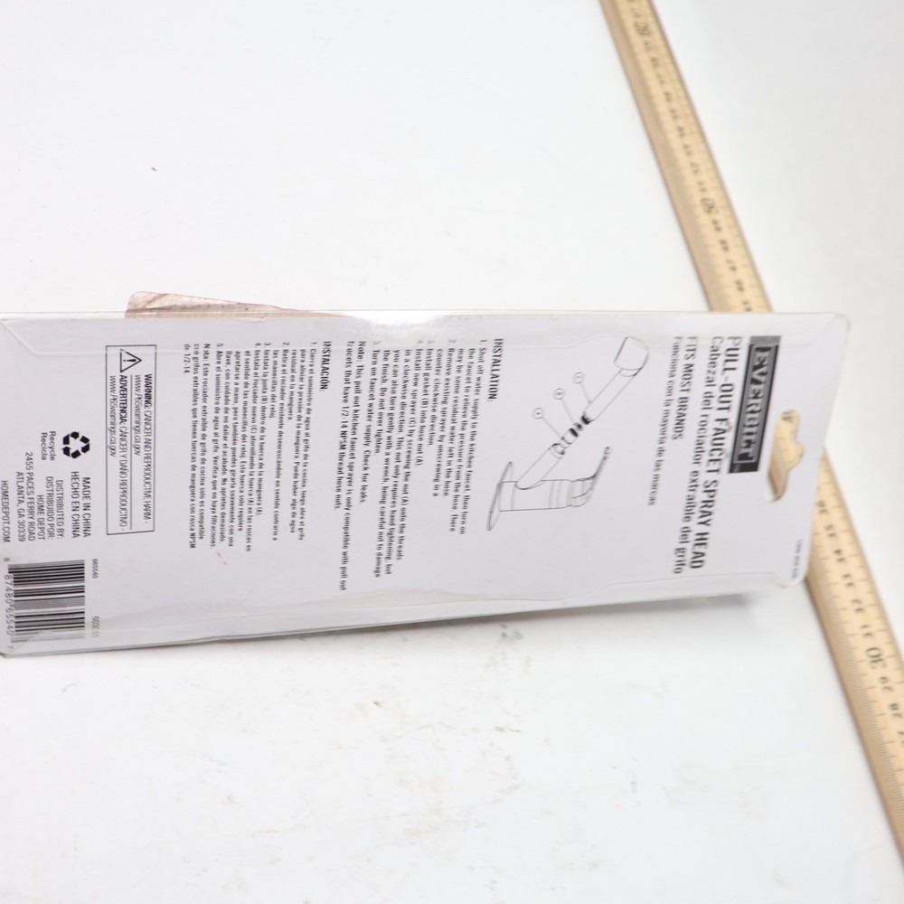 Everbilt Pull Out Sprayer Head in Brushed Nickel