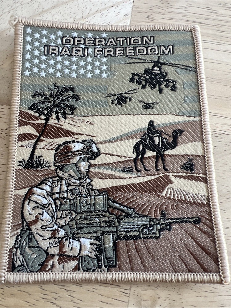 Operation Iraqi freedom Cloth patch 3”X4”