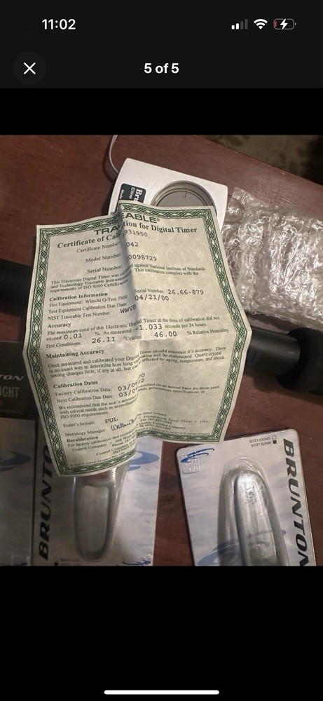 Brunton Sight Master Professional Compass ClinoMaster SUM360LA