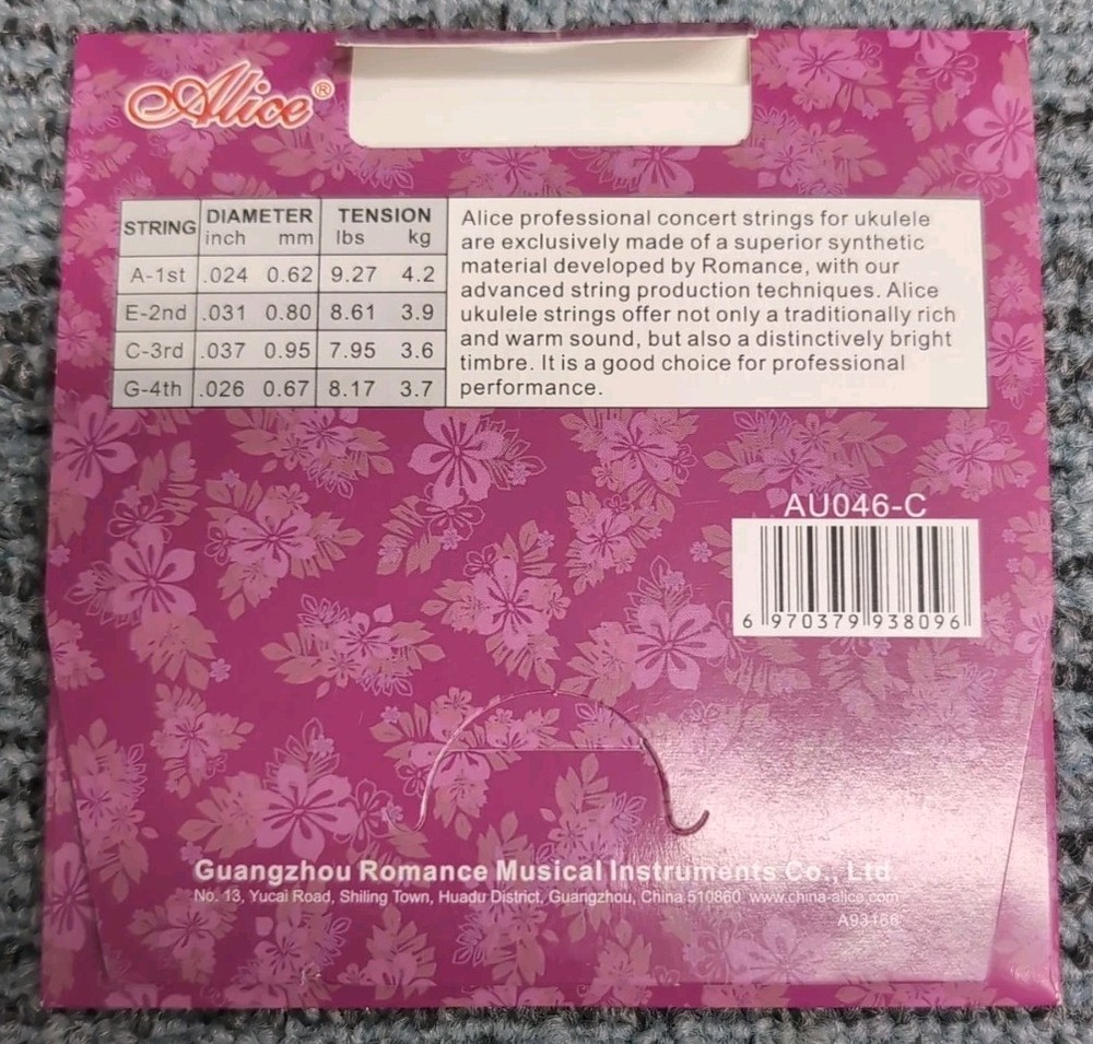 Alice Ukulele Strings AU046-C
