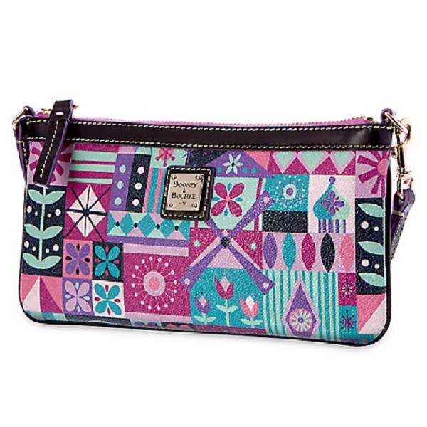 Authentic DisneyParks "It's a Small World" wristlet wallet; NWT; Dooney & Bourke