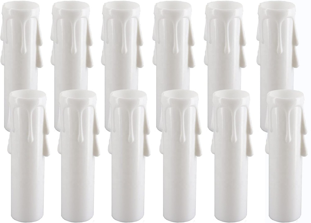 Chandelier Candle Sleeves, ECUDIS E12 Socket Covers, 4 Inch...