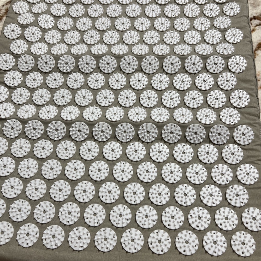 Prosource Fit Accupressure Mat + Pillow Set Gray EUC