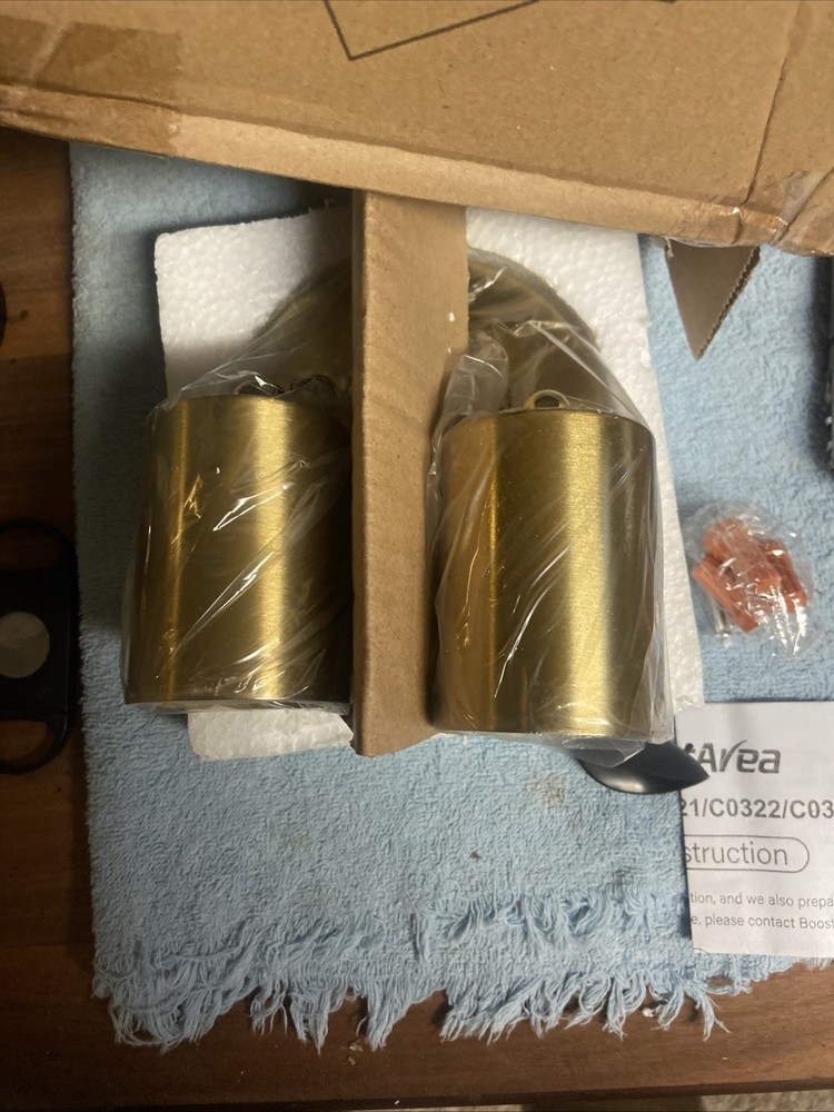 Hardwired Brass Liggts