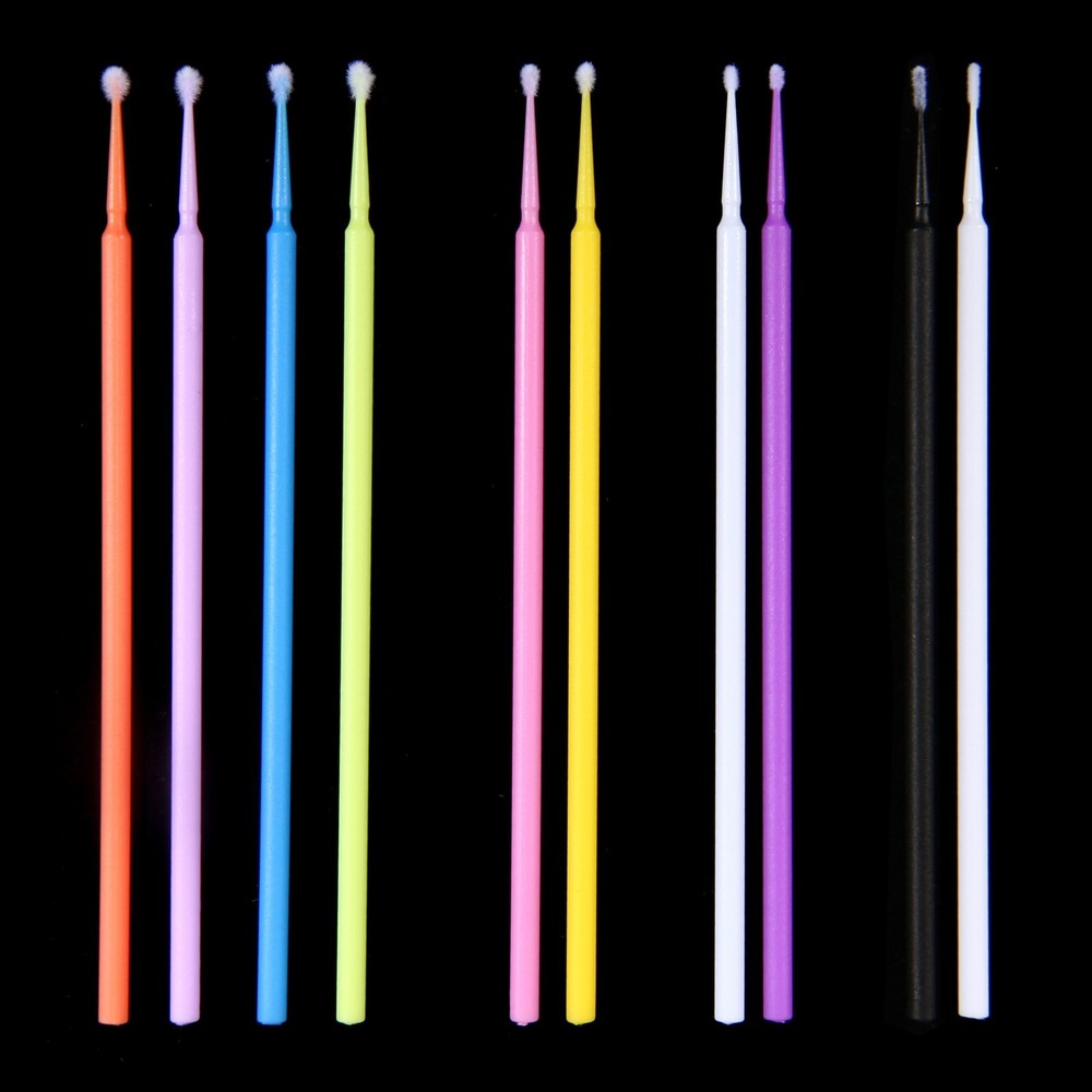 500pcs Microbrush Micro Brush Applicator Tips (Regular, Fine, Super Fine) Dental