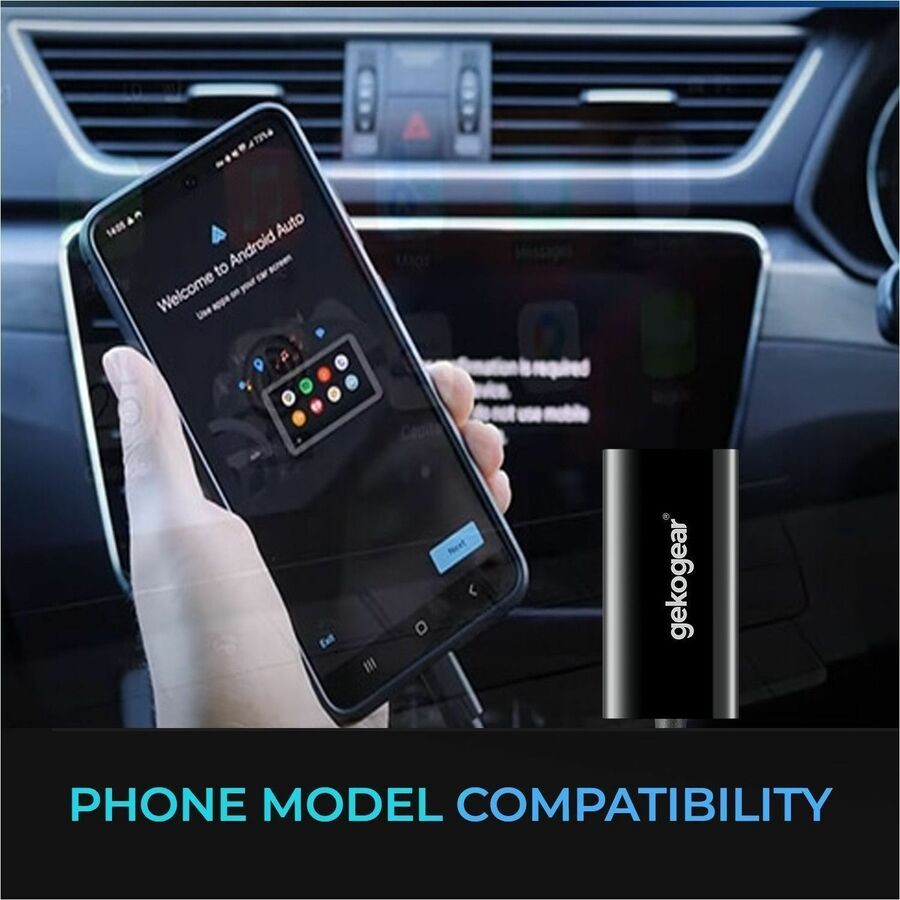 GekoGear Orbit A200 Bluetooth 5.0 Bluetooth Adapter for Smartphone, Display