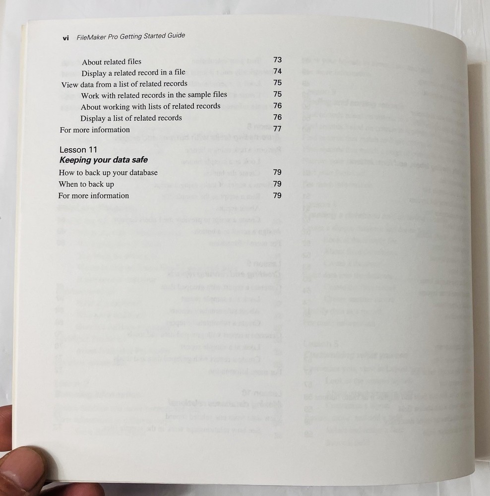 File Maker Pro 6 Getting Started Guide | Vintage User Manual Only | No Software