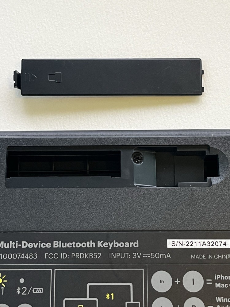 Onn Surf Multi‑Device Bluetooth Wireless Full‑Size Keyboard – Tested & Working