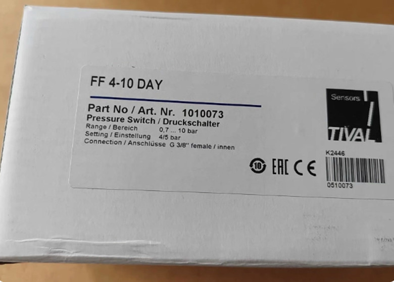 TIVAL FF4-10 DAY pressure controller