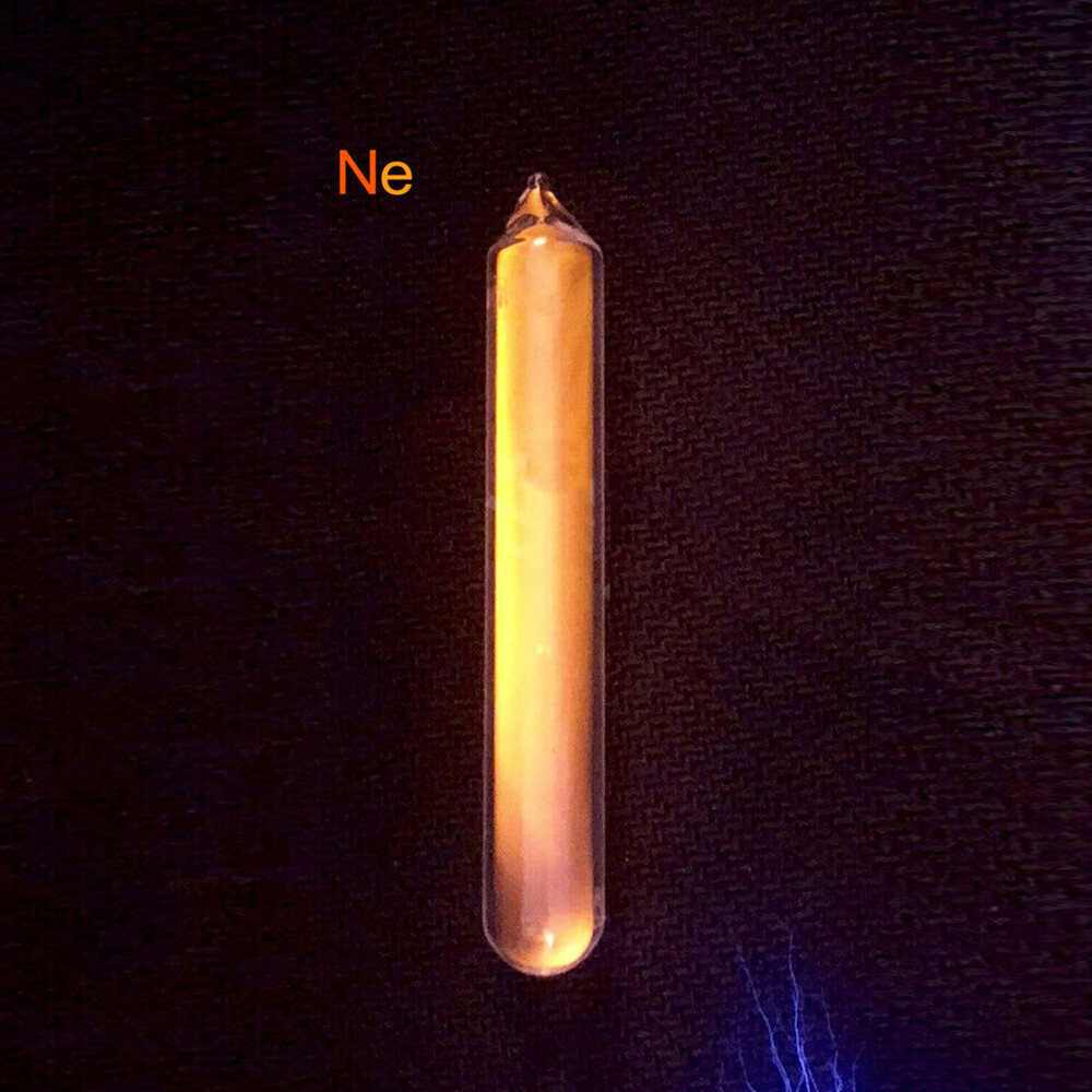 5 Rare Luminous Gas In Sealed Glass 99.999% Pure Krypton Helium Neon Argon Xenon