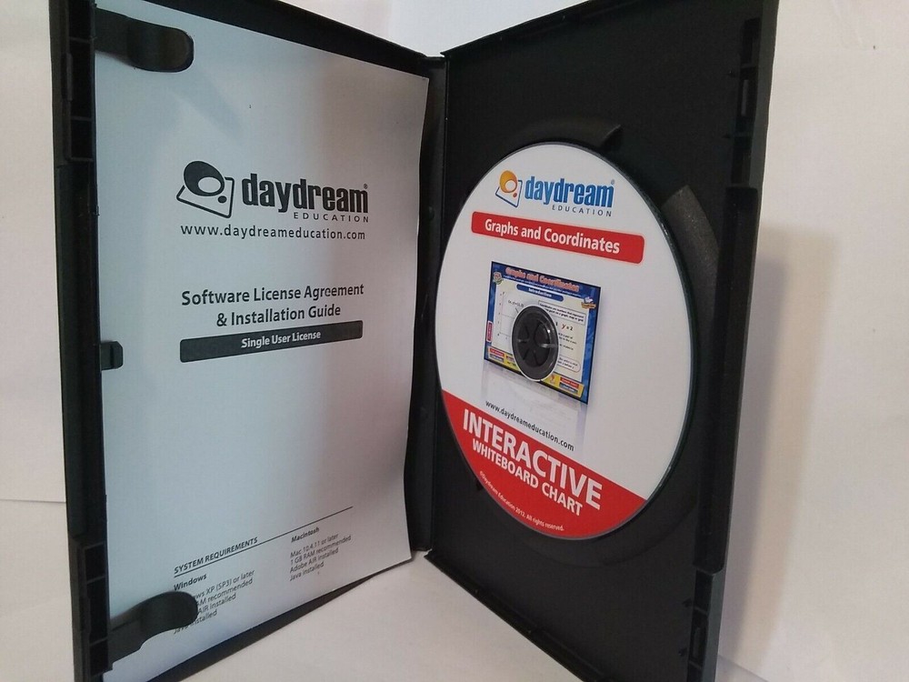 Daydream Education Interactive Whiteboard Chart Software Graphs and Coordinates