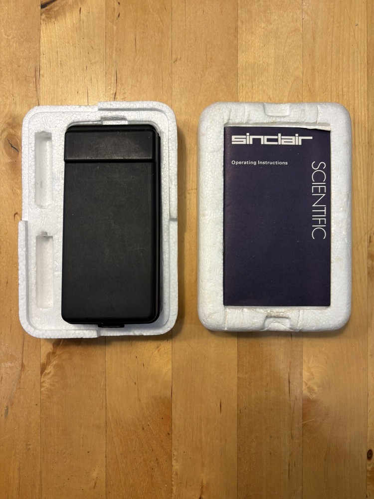 Original Sinclair Scientific Calculator - with Case - Box - Instruction 1970’s