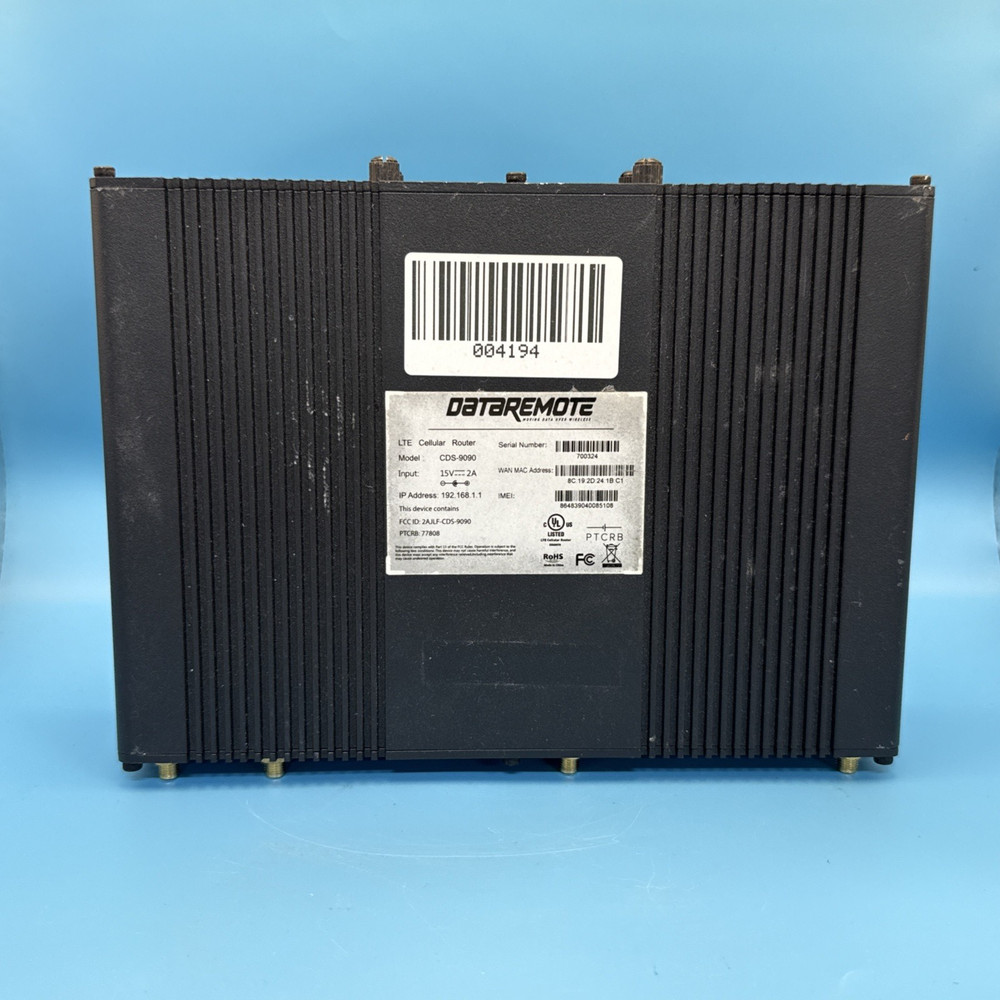 DATAREMOTE CDS-9090 LTE Cellular Router POTS Replacement Gateway
