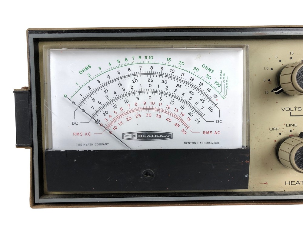Vintage Heathkit IM-25 Solid State VOM Untested