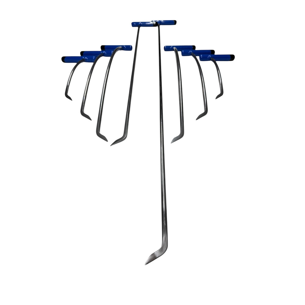 Zanfora Edition 8-Piece Single Bend Sharp Tip Left & Right Steel PDR Tools –