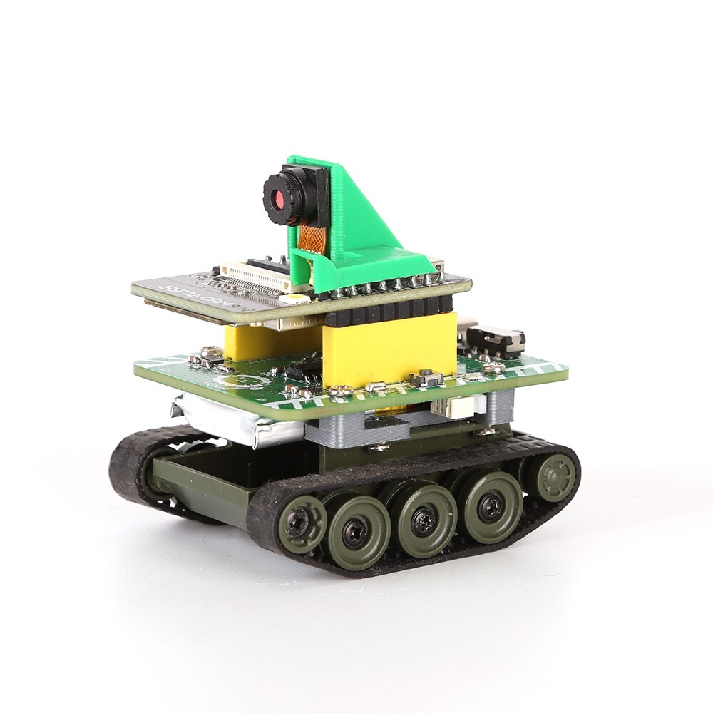 Mini Esp32 RC Tank Model ESP32 Robot Car APP Cramer Control Tank