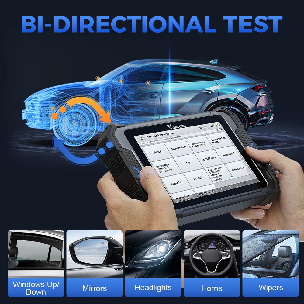 2025 VDIAGTOOL VD80BT LITE OBD2 Scanner Bidirectional Diagnostic Tool ECU Coding