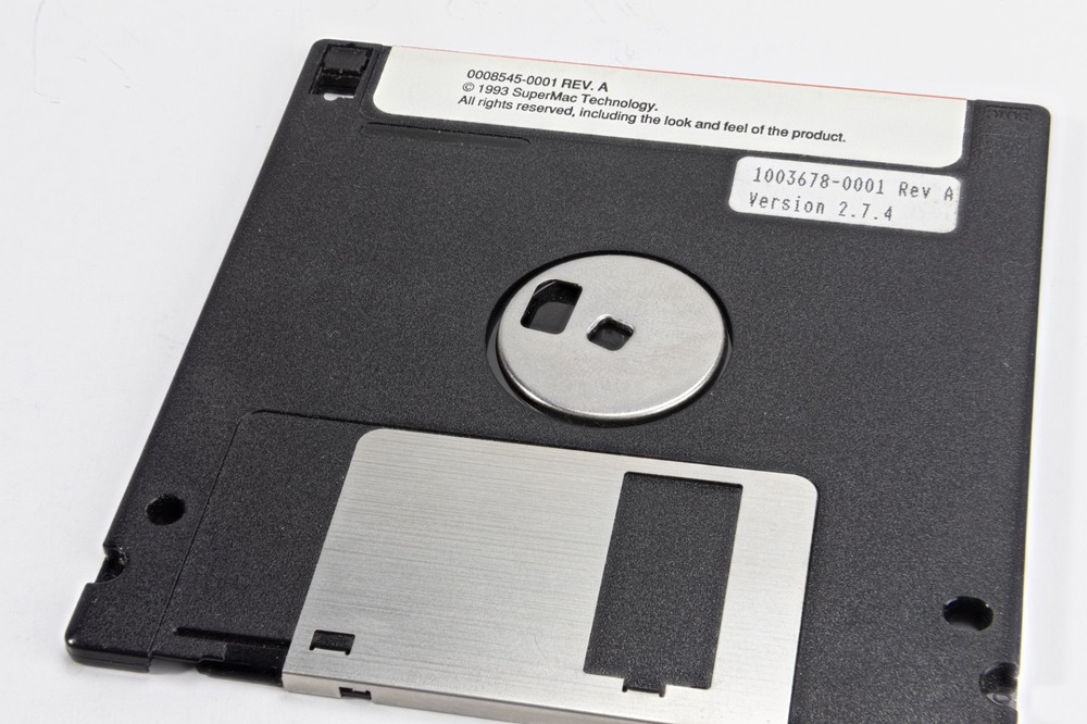 SuperMac SuperVideo Display Utilities Software Disk – 1993 Software