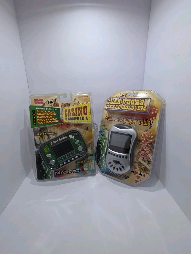 2 Maximo 2005 Electronic Handheld Casino Games