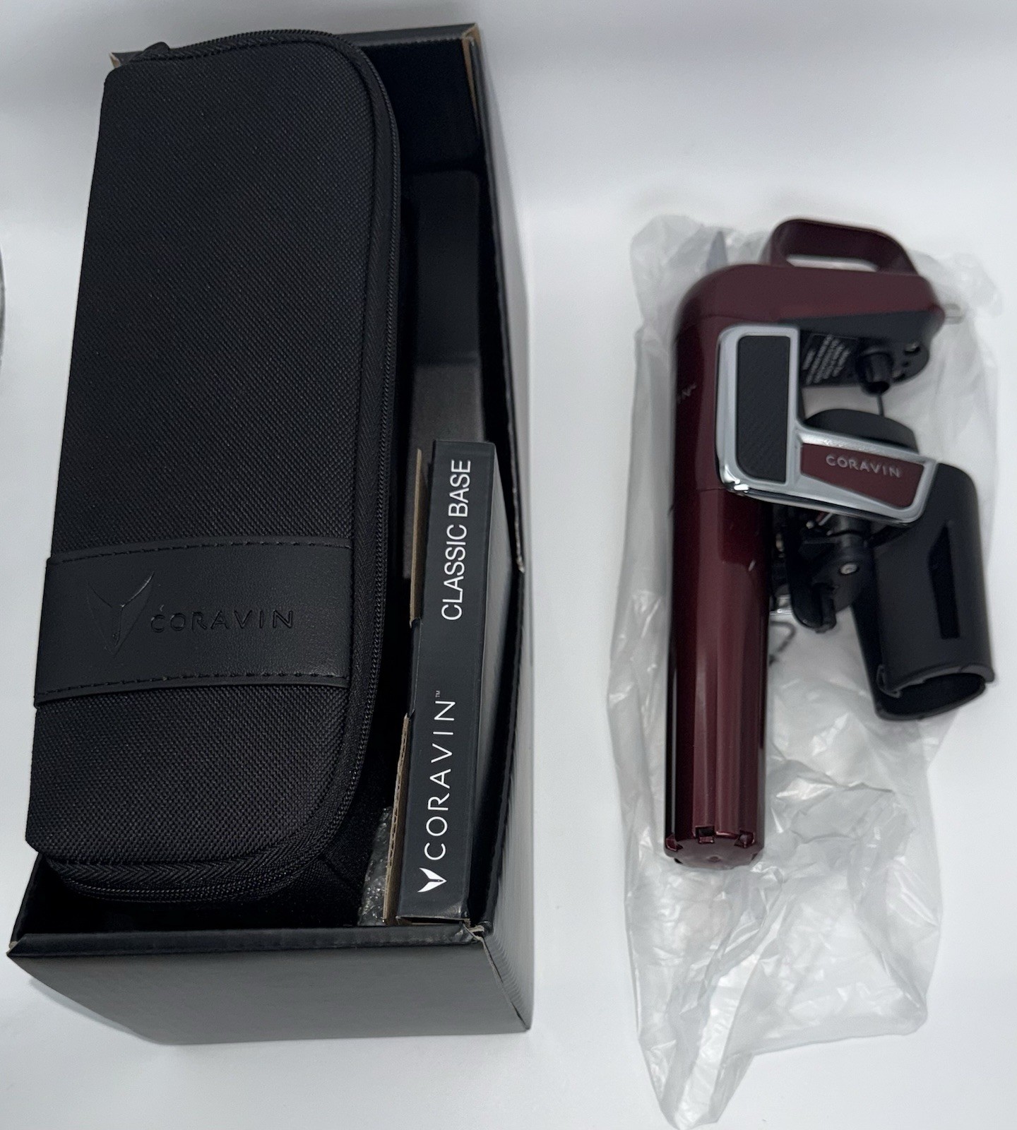 NEW! Coravin Model Two ELITE PRO BURGUNDY 112204 Wine Preservation Sys. NO CORKS