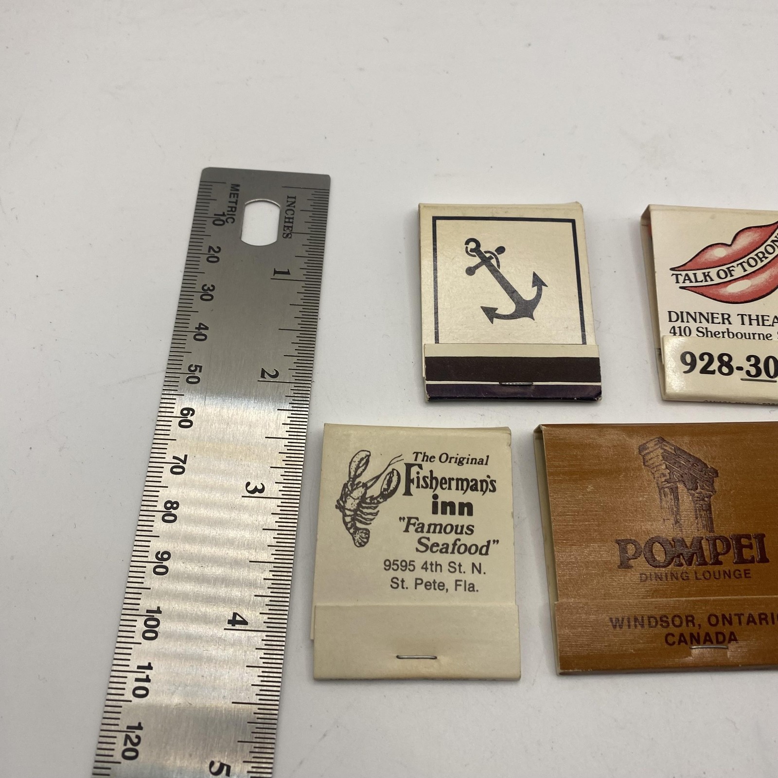 Vintage Restaurant Bar Advertising Matchbooks Lot Of 7 Assorted USA Restaurants