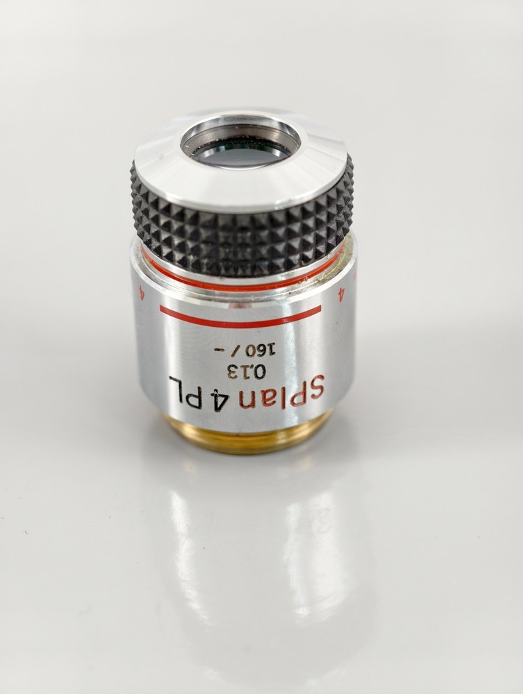 Olympus SPlan PL 4x 0.13 160/- Microscope Objective Phase Contrast
