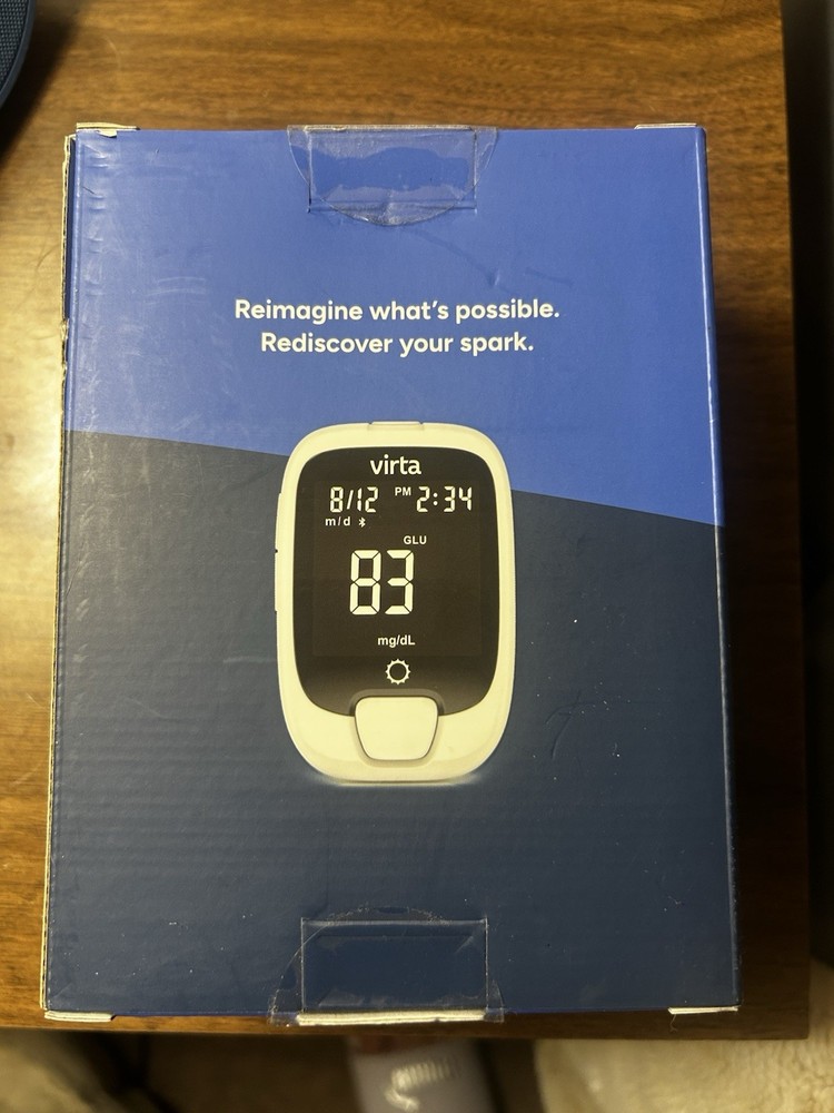 Virta Glucose Ketone Meter with Bluetooth Connectivity New