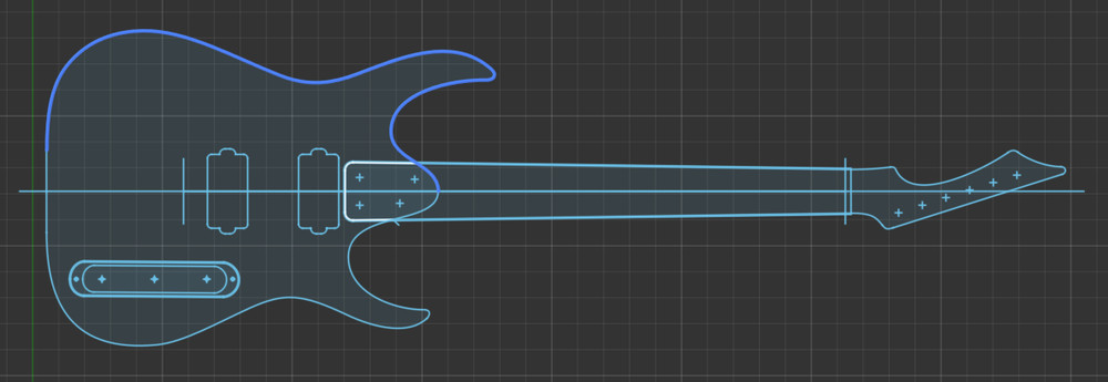 b6 Full Template Set 0.50" MDF