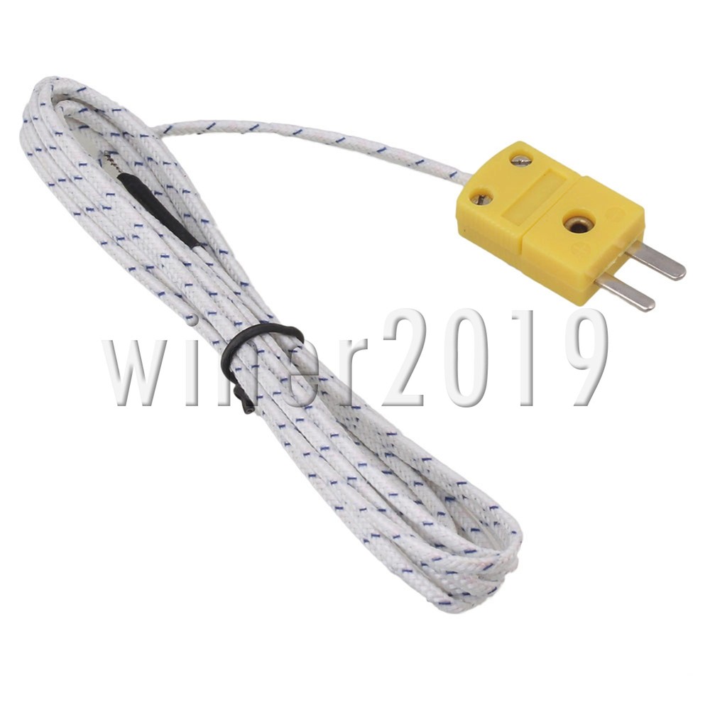 K-Type Thermocouple Temperature Sensor Probes Replacement for TM902C Pack of 2