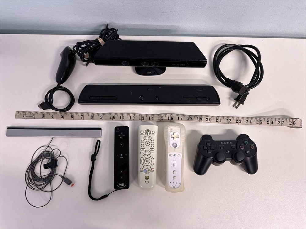 Wii Sensor Xbox 360 Kinect Remotes (Non-Tested/For Parts Only/No Return)