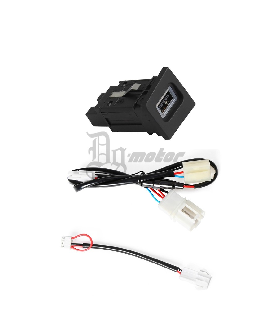 Upgrade Button USB-A QC 3.0 Fast Charging Socket Kit For Passat CC 2009-2011