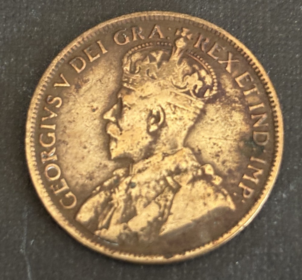 1917- CANADA 🇨🇦 Large ONE CENT