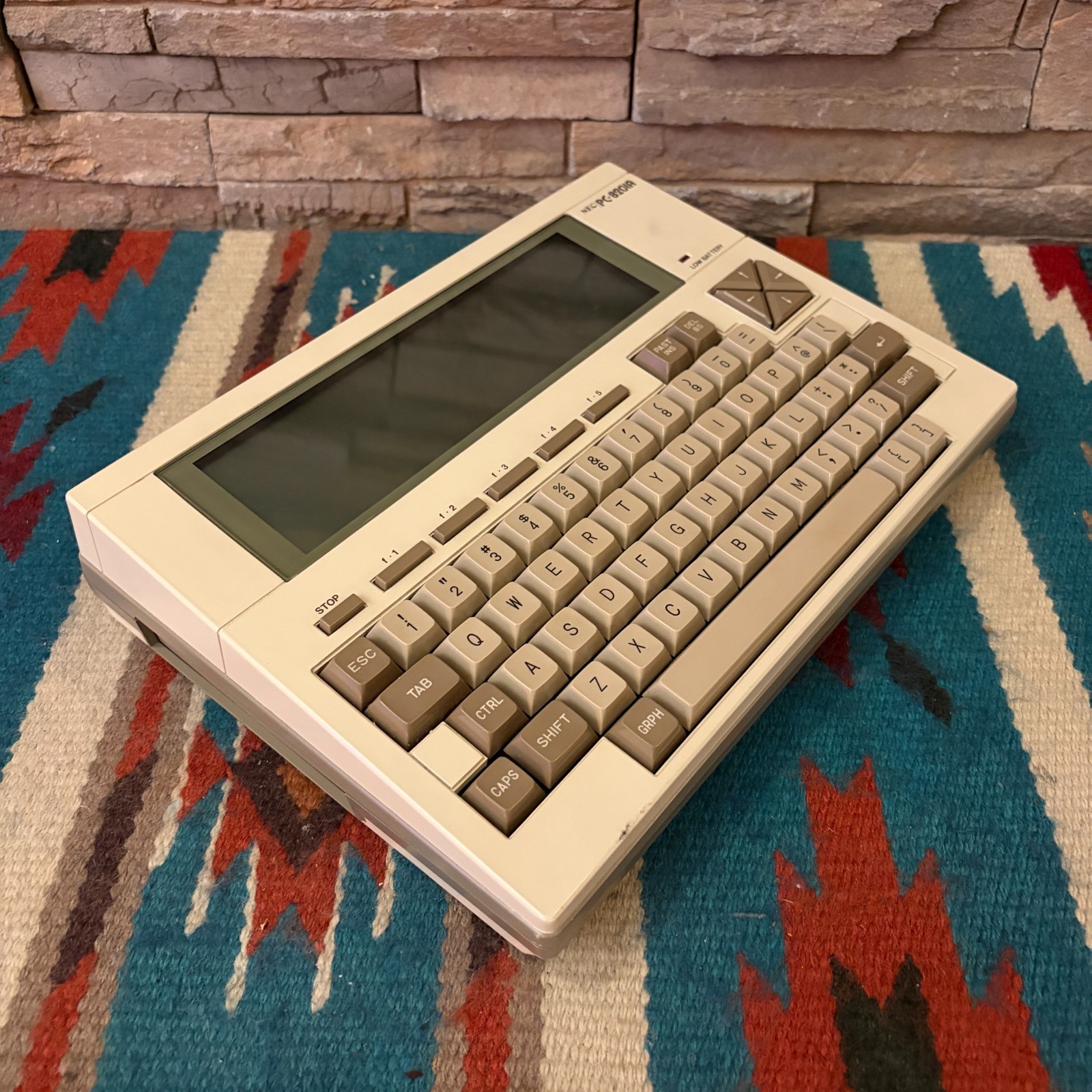 NEC PC-8201A Vintage 1983 Portable Mini Computer w/ Original Bag, For Restore!