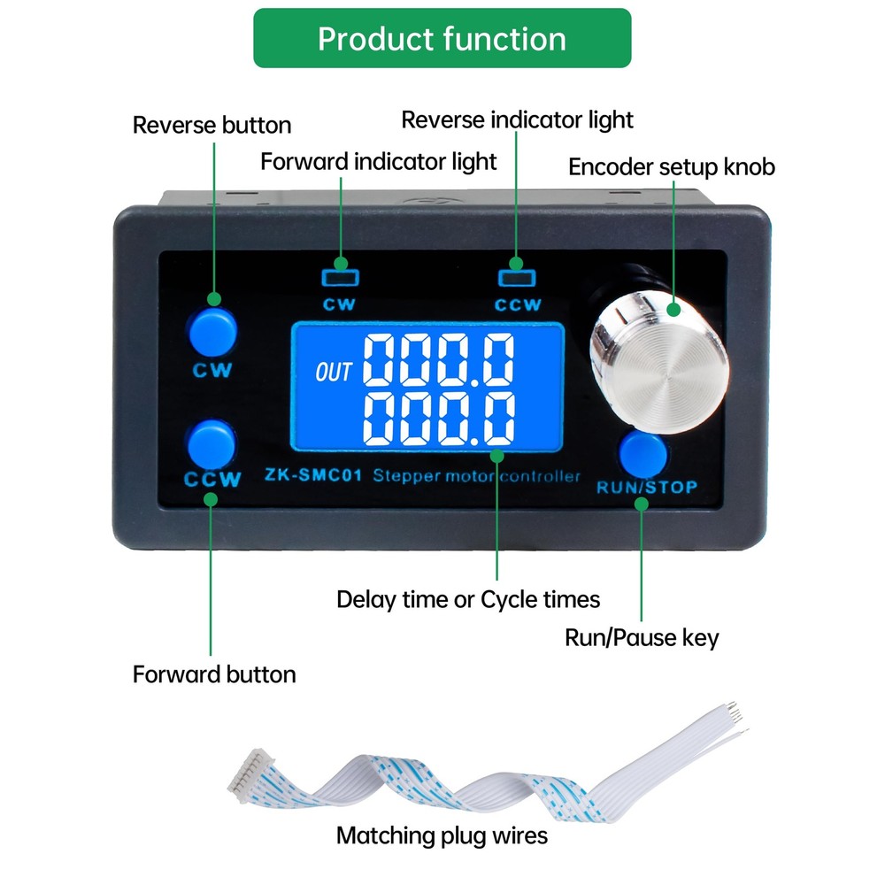 Stepper Motor Driver Controller ,Forward/Reverse Pulse Speed Angle Control Mo...