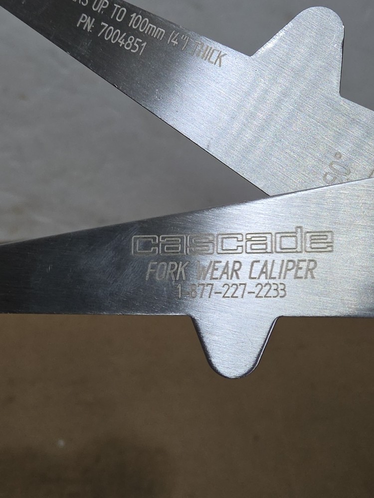 7004851 Cascade Fork Wear Caliper Up To 4" Thick