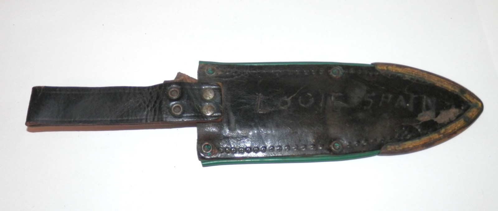 Post WWII 1950s German Boy Scout Knife with Leather Sheath - Solinger, German