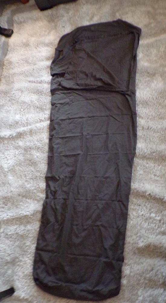Mountainsmith Polyester Mummy Sleeping Bag Liner Anvil Grey