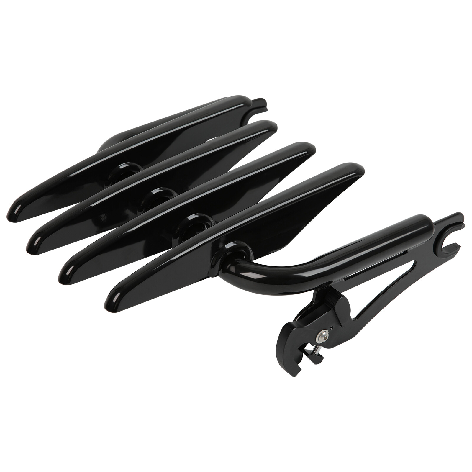 22" Sissy Bar Backrest & Stealth Luggage Rack For Harley Street Road Glide King